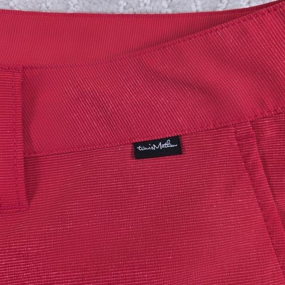 Travis Mathew Red Golf Hiking Shorts Men's Size 32 Casual Flat Front Pockets - Picture 3 of 7
